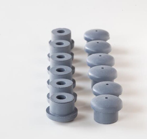 12x Chair Stacking Protection Plug Under Seat | Wilde + Spieth | Egon Eiermann