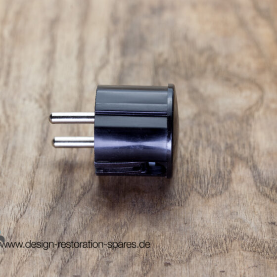 Original 50s 60s Style Angle Plug | Black or White