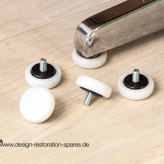 Set of 4 x glides for Action Office #1 | Herman Miller | George Nelson | original VITRA
