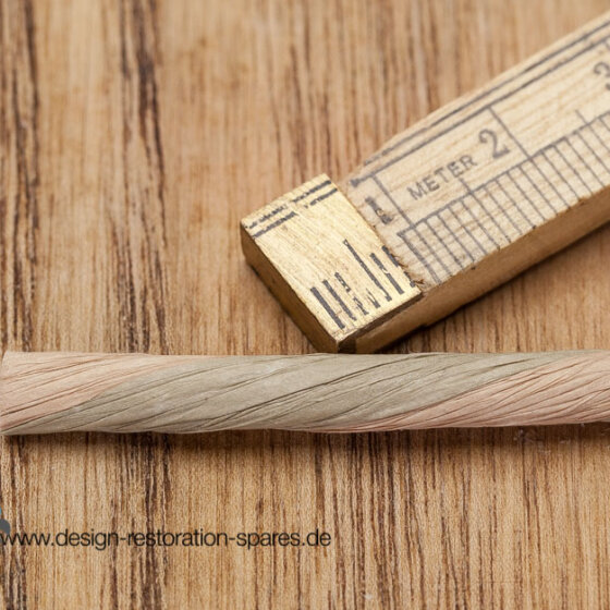 Wicker Material | Bulrushes Twisted Beige Green