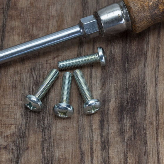 Eames Chair Screws Inch 1" (25mm) long | Set of 4