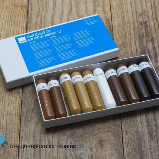 For quick repair of damages at wooden surfaces | BAO SHELLAC-STOPPING 110 | Set 3