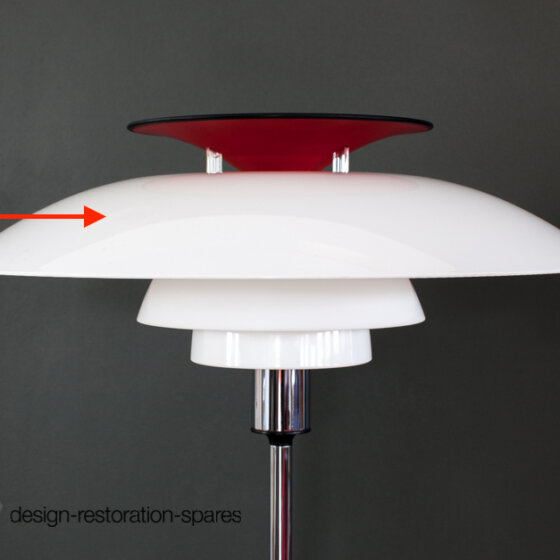 Upper Lamp Shade | Louis Poulsen | Poul Henningsen | PH80 Floor Lamp